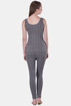 Lux Inferno Woollen Pyjama Set (Pack of 2) - Charcoal Melange — thumbnail 2